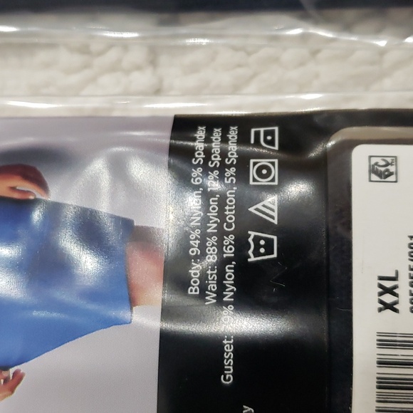 JOCKEY ESSENTIALS HIGH WAIST SHORTS & SLIMMING TANK WOMENS BLACK XXL - Picture 8 of 9